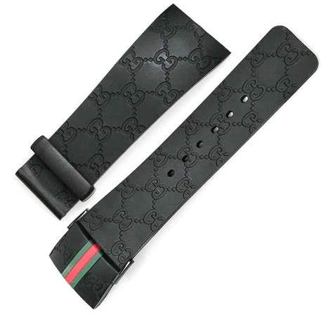 gucci watch leather band replacement|authentic Gucci rubber watch bands.